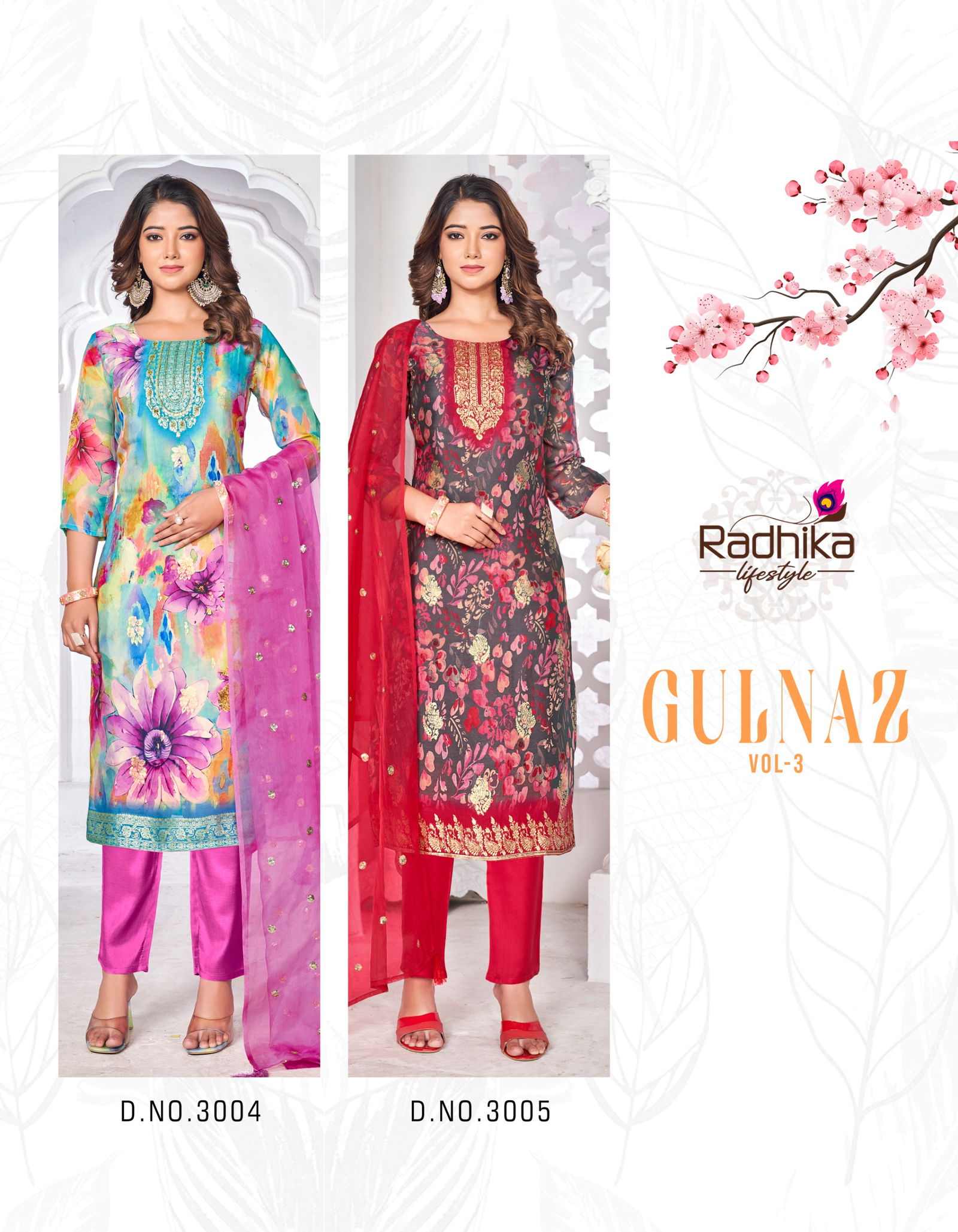 Gulnaz Vol 1 By Radhika Organza Silk Kutris With Bottom Dupatta Wholesale Online
